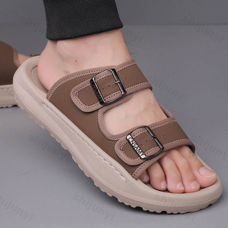 Pantoufles pour hommes 2025 ét - Flip Flop Leather Men avis et prix