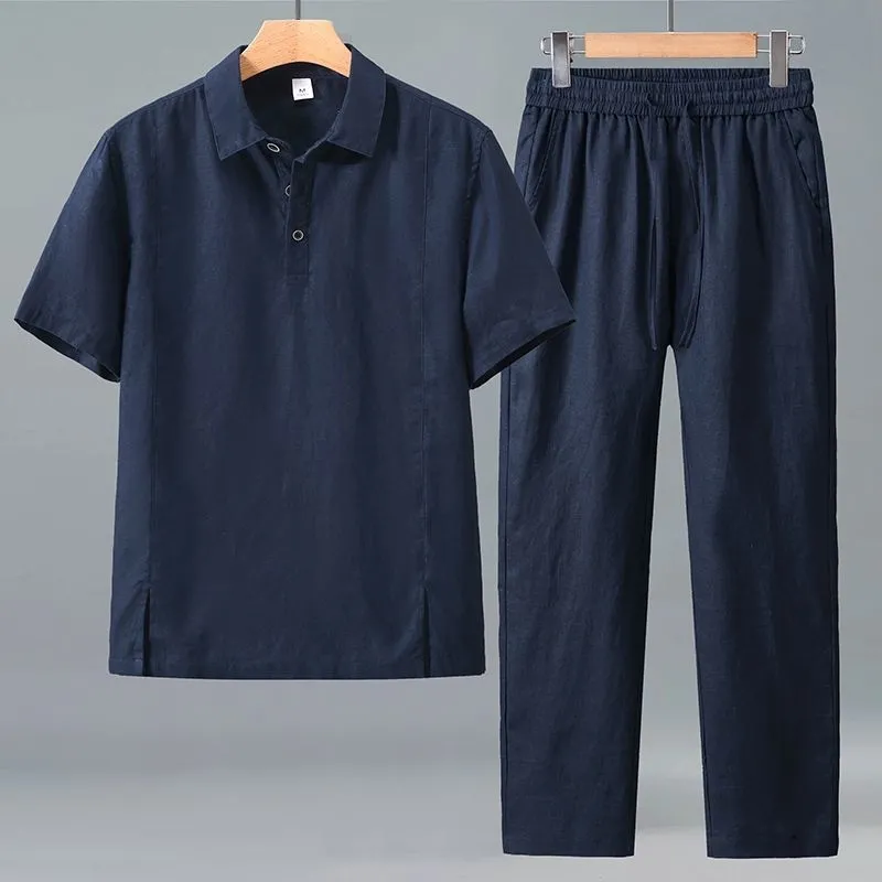 Ensemble deux pièces en lin po - Short Linen Drawstring avis et prix