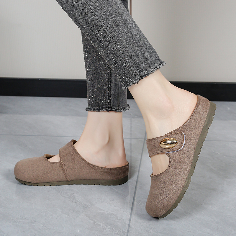 Mules Mary Jane en daim pour f - Espadrille Slip On avis et prix