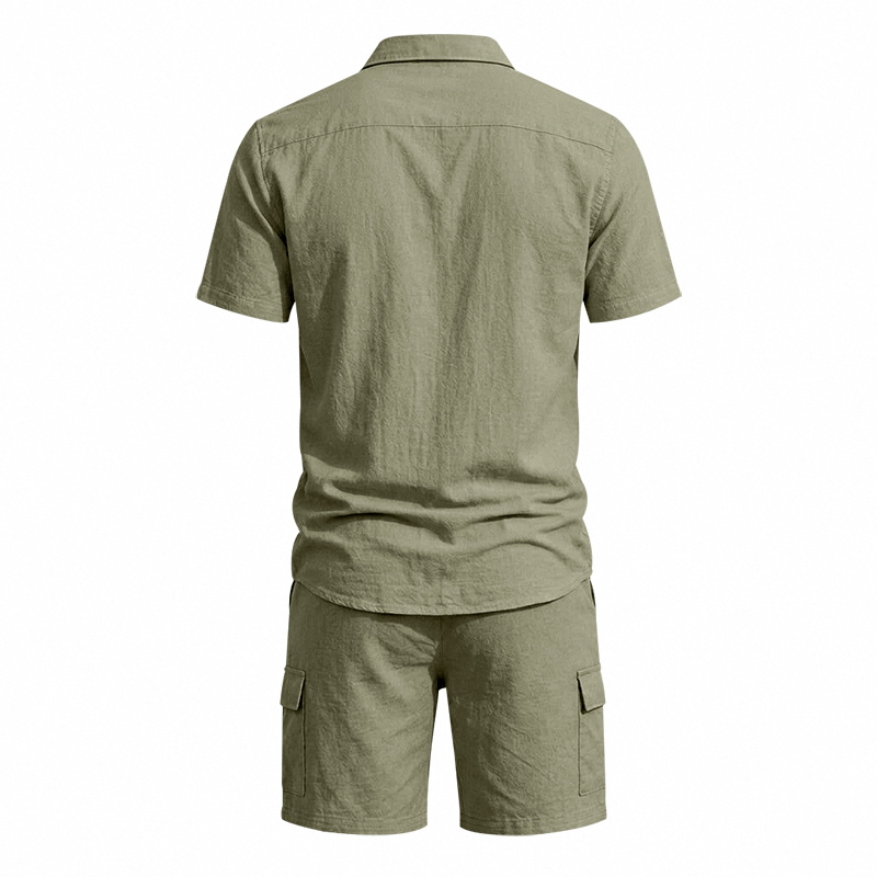 Ensemble deux pièces en lin am - Short Linen Drawstring avis et prix